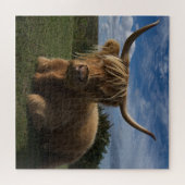 Rugged Highland Cow Puzzle (Horizontal)