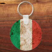 Rugged Italian Flag Schlüsselanhänger (Vorderseite)