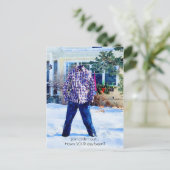 Rugged just chilling out Frozen Pants Outfit Postkarte (Stehend Vorderseite)