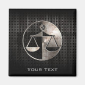 Rugged Justice Scales Magnet (Vorne)