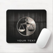Rugged Justice Scales Mousepad (Mit Mouse)