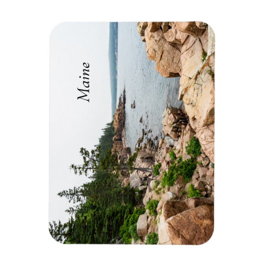 Rugged Maine Küste in Acadia Nationalpark Magnet (Vertikal)