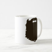 Rugged manischer Bart Kaffeetasse (VorderseiteRechts)