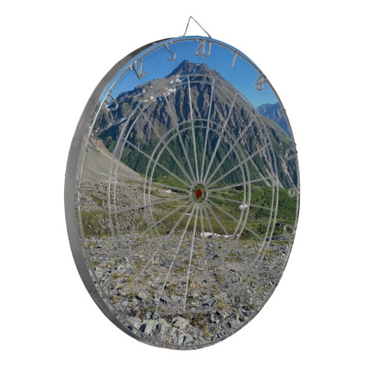 Rugged Mountain Adventure - Summer Hip Dartboard Dartscheibe (Vorderseite Links)