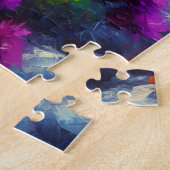 Rugged Mountains Blooming Cactus Square 556 pc Puzzle (Seite)