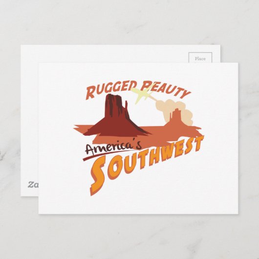 Rugged Peauty Postkarte (Vorne/Hinten)