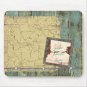 Rugged Planks Map Mousepad Mouse Pad (Vorne)