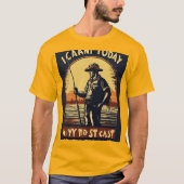 "Rugged Realities: Distressed Design Collection" T-Shirt (Vorderseite)