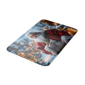 Rugged Santa Bath Mat Badematte (Schrägansicht)