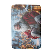 Rugged Santa Bath Mat Badematte (Vorderseite Vertikal)