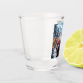 Rugged Santa Shot Glas (Links)