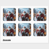 Rugged Santa Stickers (Blatt)