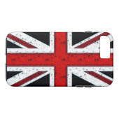 Rugged Union Jack Case-Mate iPhone Hülle (Rückseite (Horizontal))