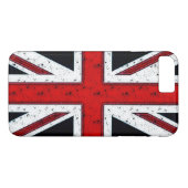 Rugged Union Jack Case-Mate iPhone Hülle (Rückseite (Horizontal))