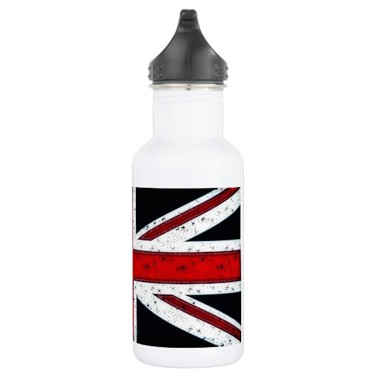 Rugged Union Jack Edelstahlflasche (Rechts)