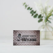 Rugged Welder Business Cards Visitenkarte (Stehend Vorderseite)
