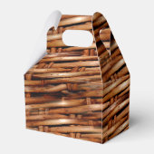 Rugged Wicker Basket Look Geschenkschachtel (Rückseite)