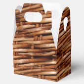 Rugged Wicker Basket Look Geschenkschachtel (Geöffnet)