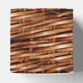 Rugged Wicker Basket Look Geschenkschachtel (Oben)