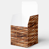 Rugged Wicker Basket Look Geschenkschachtel (Geöffnet)