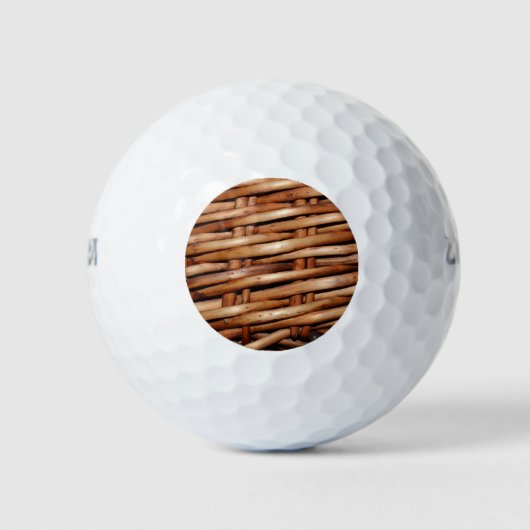 Rugged Wicker Basket Look Golfball (Vorderseite)