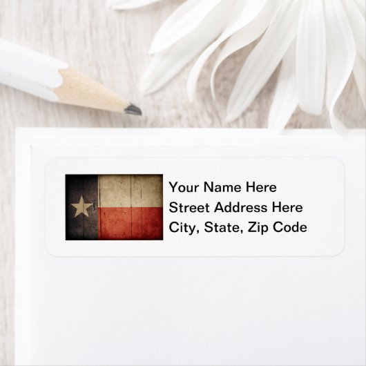 Rugged Wood Texas Flag (Insitu)