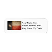 Rugged Wood Texas Flag (Vorne)