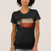 Rugged Wood Texas Flag T-Shirt (Vorderseite)