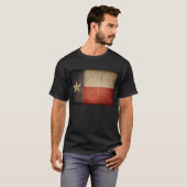 Rugged Wood Texas Flag T-Shirt (Vorne ganz)