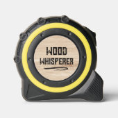 Rugged Wood Whisperer Imitate Holzdesign Maßband (Vorderseite)