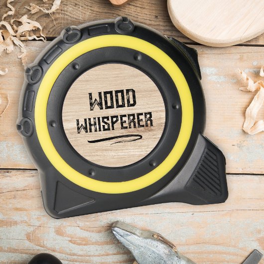 Rugged Wood Whisperer Imitate Holzdesign Maßband