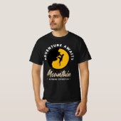 Rugged Yellow Black Rock Climbing T-Shirt (Vorne ganz)