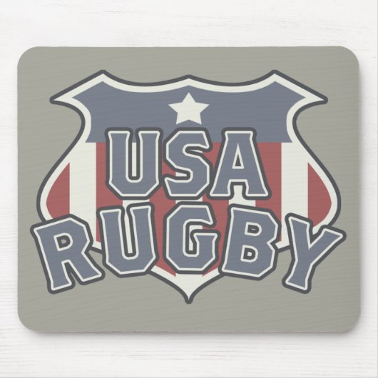 Ruggershirts USA Rugby Mousepad (Vorne)