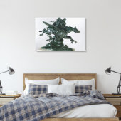 Ruggiero und Angelica Leinwanddruck (Insitu (Schlafzimmer))