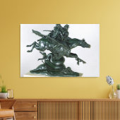 Ruggiero und Angelica Leinwanddruck (Insitu (Wohnzimmer))