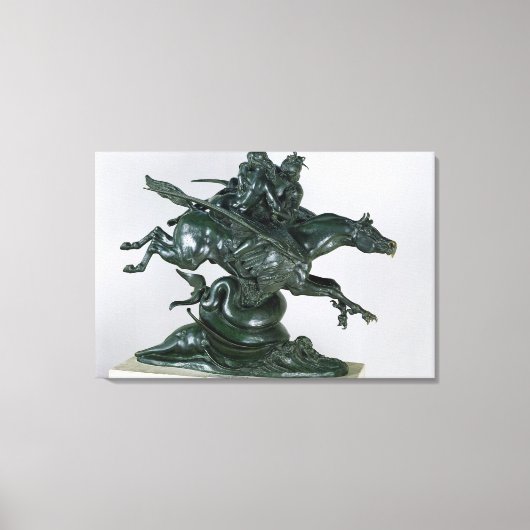 Ruggiero und Angelica Leinwanddruck (Vorderseite)