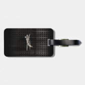 Rugiges Flugzeug Gepäckanhänger (Rückseite horizontal)