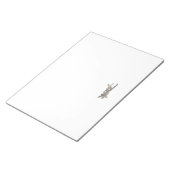 Rugiges Flugzeug Notizblock (angewinkelt)