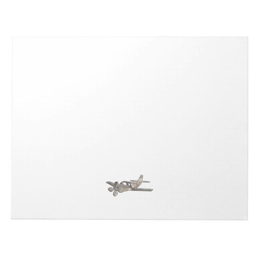 Rugiges Flugzeug Notizblock (Vorderseite)