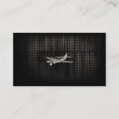 Rugiges Flugzeug Visitenkarte (Rückseite)