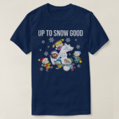 Rugrats Christmas Group Up To Snow Good T-Shirt (Design vorne)