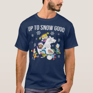 Rugrats Christmas Group Up To Snow Good  T-Shirt
