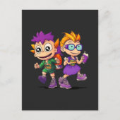 Rugrats - Reptar auf der Lose: Ein Abenteuer der R Postkarte (Vorderseite)