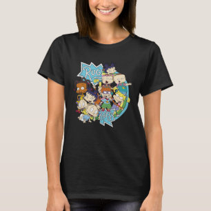 Rugrats Spliced Character Group Shots Vintag Fron T-Shirt