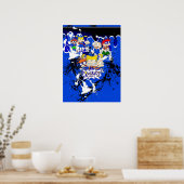 Rugrats zu Air Jordan 13 Retro Hyper Royal Poster (Küche)