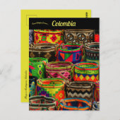 Rugs in Cartagena Kolumbien Postkarte (Vorne/Hinten)