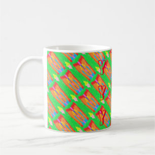 Rugs und Rags abstrakte Reinkunst Kaffeetasse