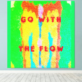 Rugs und Rags abstrakte Reinkunst Leinwanddruck (Insitu (Holzboden))