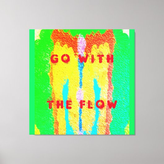 Rugs und Rags abstrakte Reinkunst Leinwanddruck (Vorderseite)