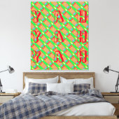 Rugs und Rags abstrakte Reinkunst Leinwanddruck (Insitu (Schlafzimmer))